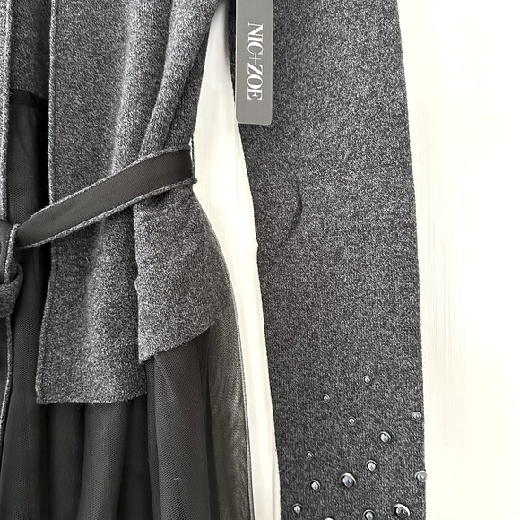 🎉HP🎉 NWT NIC+ZOE Tulle Skirted Kimono - Picture 5 of 7